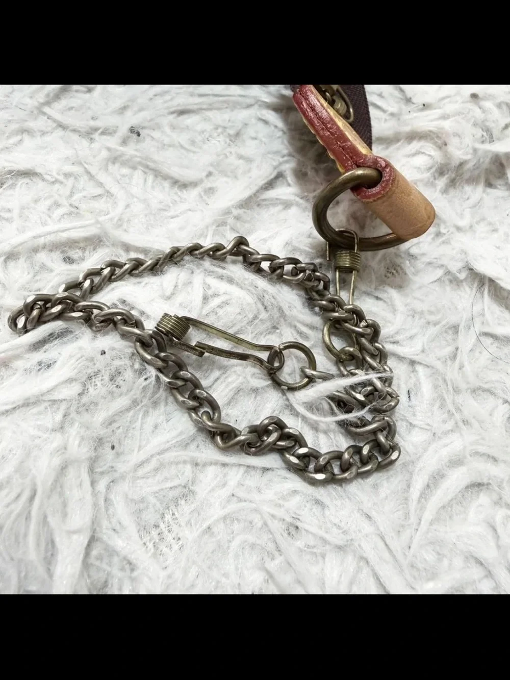 Louis Vuitton Monogram Mini Chain Wallet in Brown